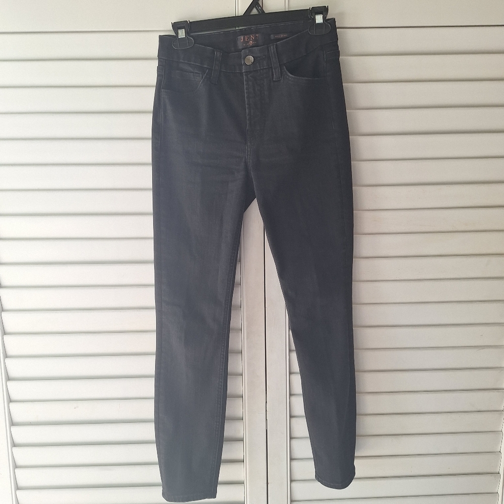 Jen7 by 7 For All Mankind Black Denim Jeans - Picture 1 of 10